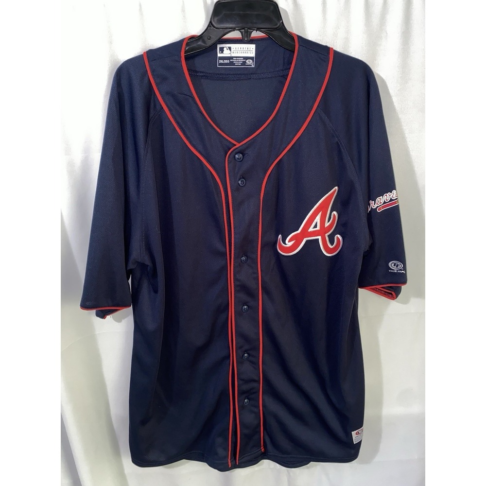 Atlanta Braves Officially Licensed True Fans Series MLB Jersey Men's Size 2XL